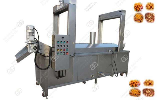 automatic snacks frying machine