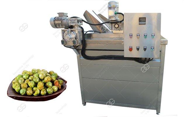 Automatic Green Peas Beans Deep Frying Machine For Sale