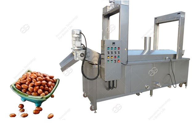 Continuous Belt Type Peanut Frying Machine Price