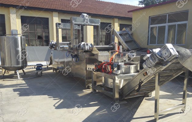 continuous automatic frying machine