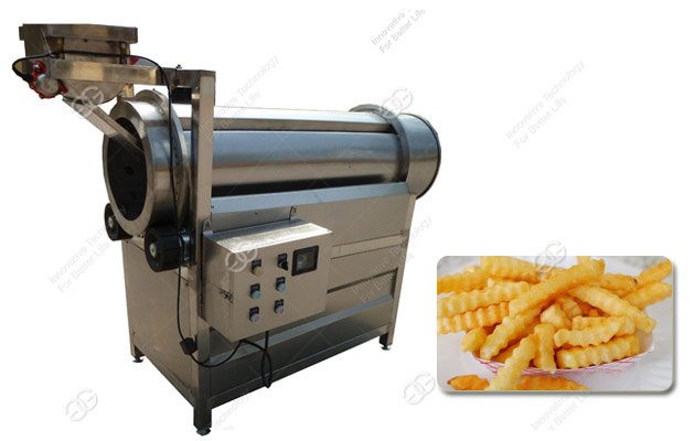 single drum potato chips flavoring machine