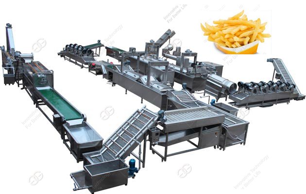 frozen french processing line price