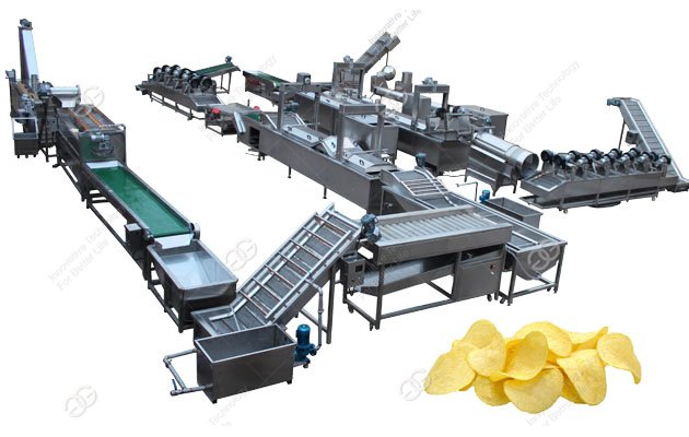 potato chips processing equipment