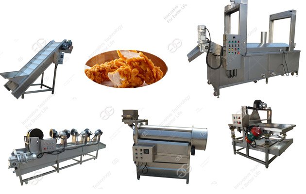 automatic chicken nuggets production line