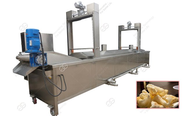 pork skin frying machine