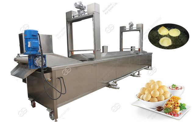 fried pani puri fryer machine