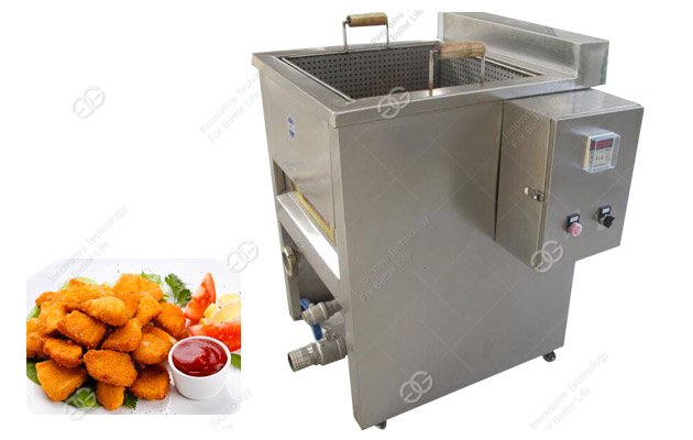 chicken nuggets frying machine