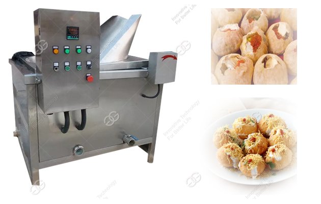 automatic pani puri fryer machine