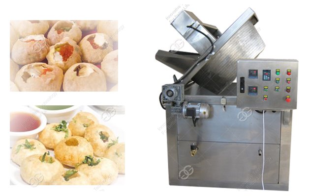 continuous golgappa frying machine