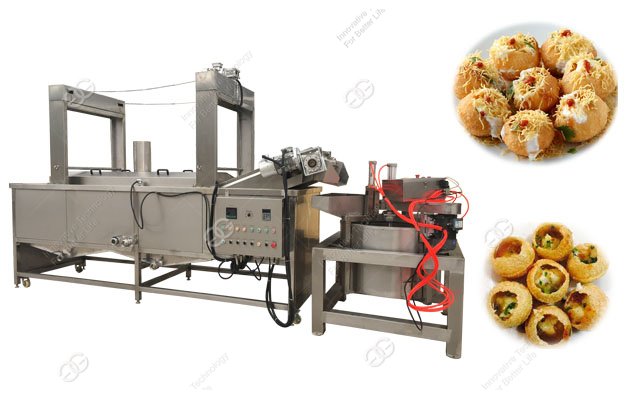 automatic pani puri frying machine