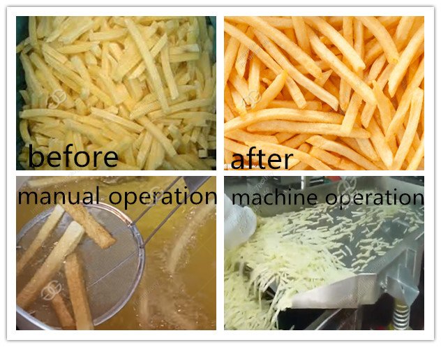 comparison of manual operation and machine operation