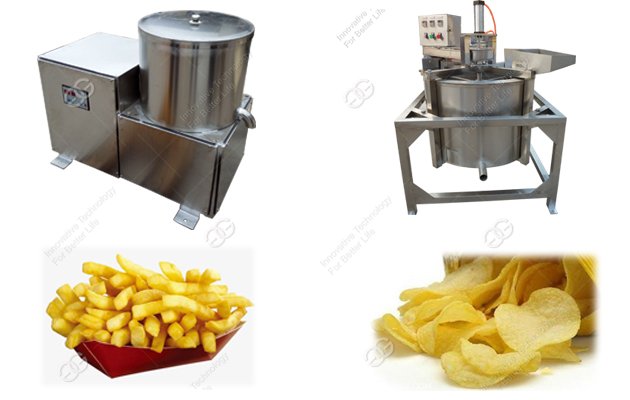 automatic potato chips dewatering machine