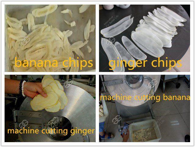 banana chips cutting machine cutting effect