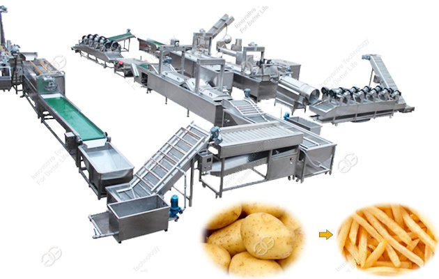 automatic french fries production line