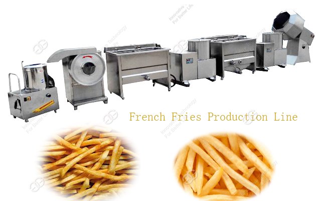 potato french fries production line