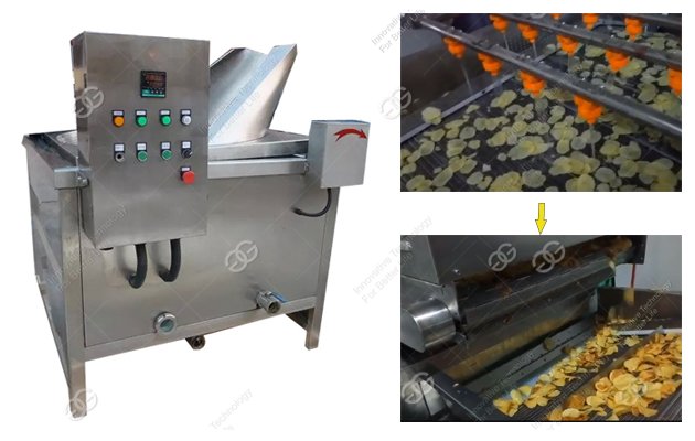 commercial potato chips fryer