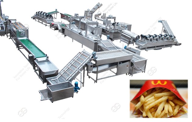 french fries production line for sale