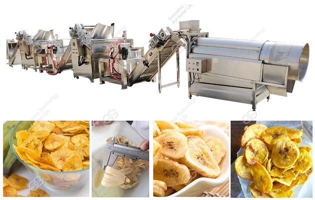 banana chips processing line