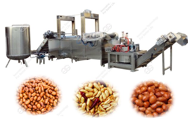 peanut frying production line