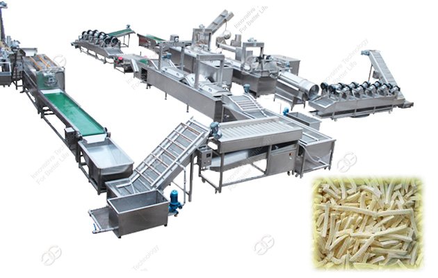 frozen french fries production line