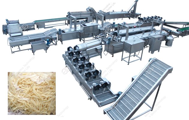 french fries production line for sale