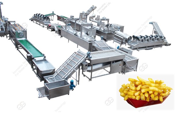 french fries production line for sale