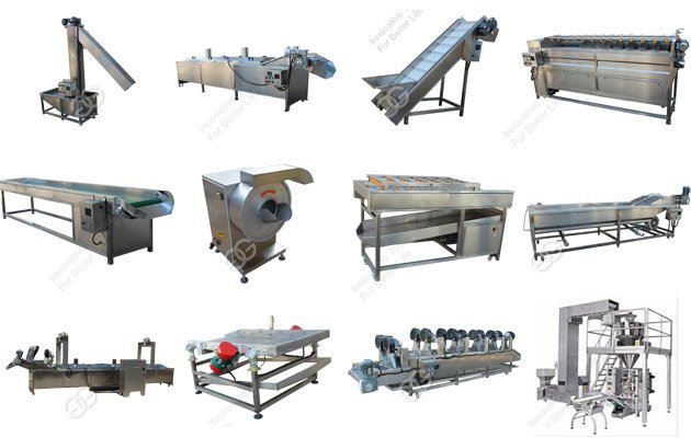 potato chips making line