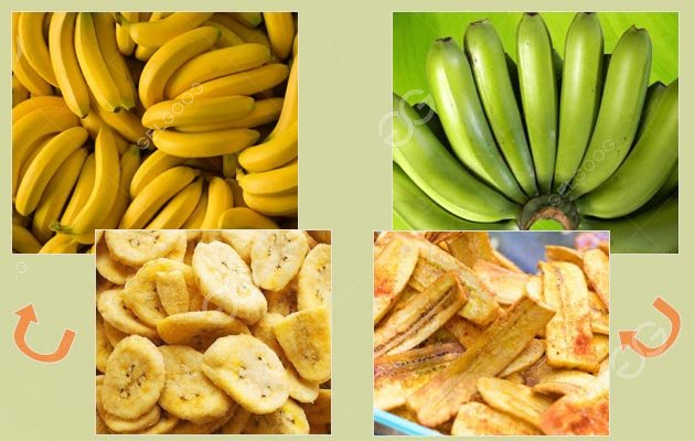  process of banana chips