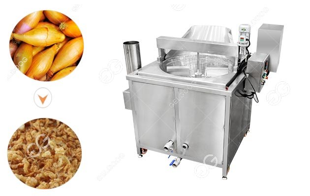 Shallots frying machine